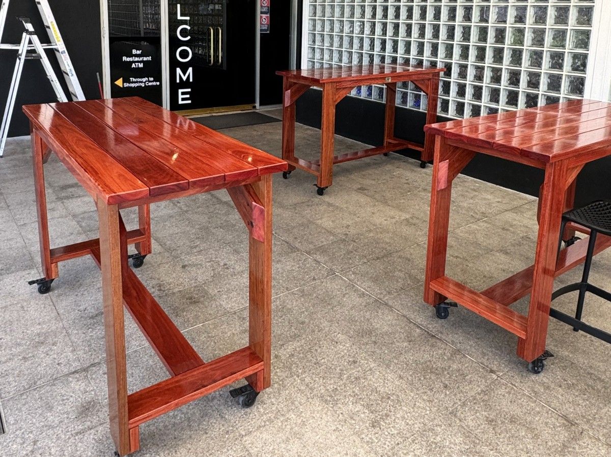 Wood Bar Tables
